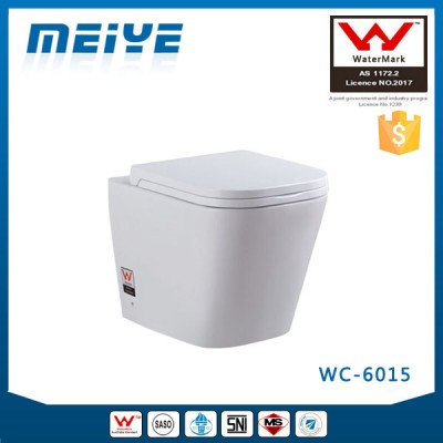 Back to Wall Toilet P/S trap Elongated WC Pan for Concealed Cistern or Floor-standing Flushing Cistern WATERMARK WC-6015